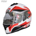 کلاه کاسکت راپیدو مدل 967 wht-rd سفید قرمز