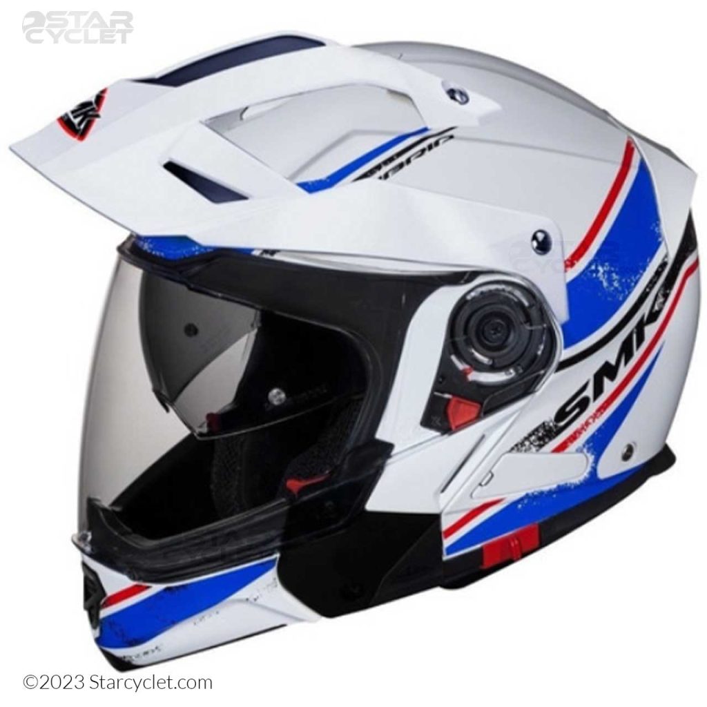 کلاه کاسکت فک جدا SMK هیبرید مدل EVO TIDE (GL152)