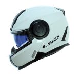 کلاه کاسکت فک متحرک ال اس تو مدل SCP-WHITE