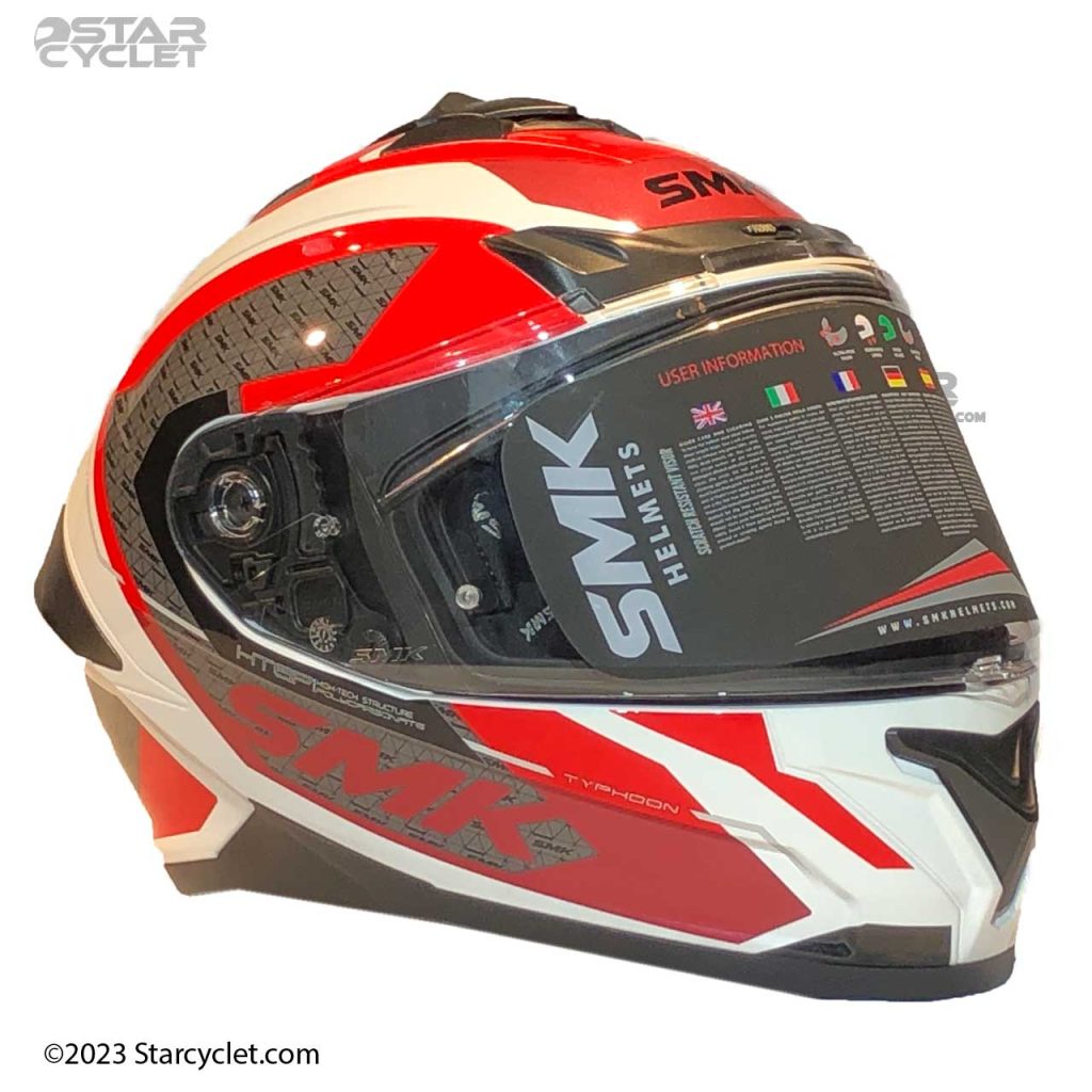 کلاه کاسکت فک ثابت SMK مدل TYPHOON RD1 (GL136)