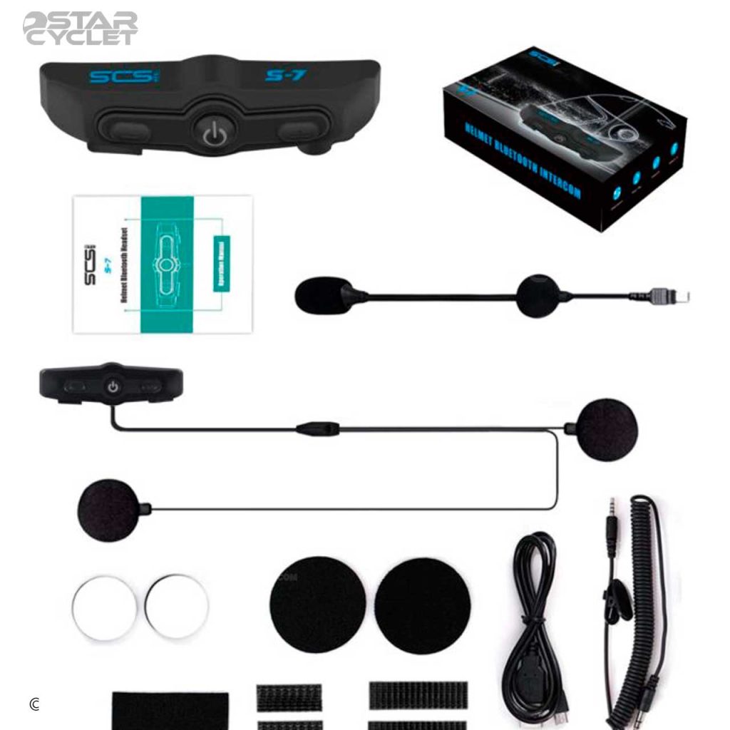 هدست اینترکام کلاه کاسکت SCS مدل 7-S