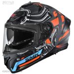 کلاه کاسکت فک ثابت SMK تایفون مدل MOTORHEAD (MA676)