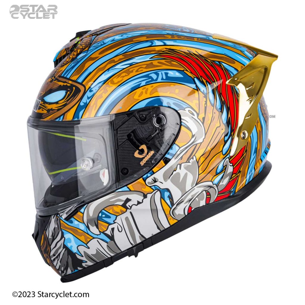 کلاه کاسکت فک ثابت سومان 961 مدل MAMBA