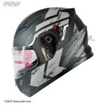 کلاه کاسکت فک ثابت ردلاین مدل GREY 922