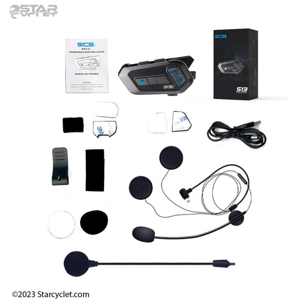 هدست اینترکام کلاه کاسکت SCS مدل S-13