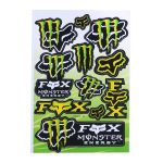 برچسب بدنه موتور سیکلت مدل FOXMONSTER