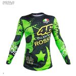 لباس موتور سواری والنتینو مدل BLK-GREEN