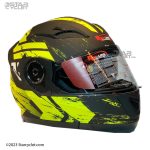کلاه کاسکت فک متحرک ردلاین مدل 935 BLK-YELLOW