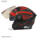 کلاه کاسکت DA1 مدل 407 BLK-RD