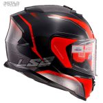 کلاه کاسکت فک ثابت ال اس 2 استورم مدل red