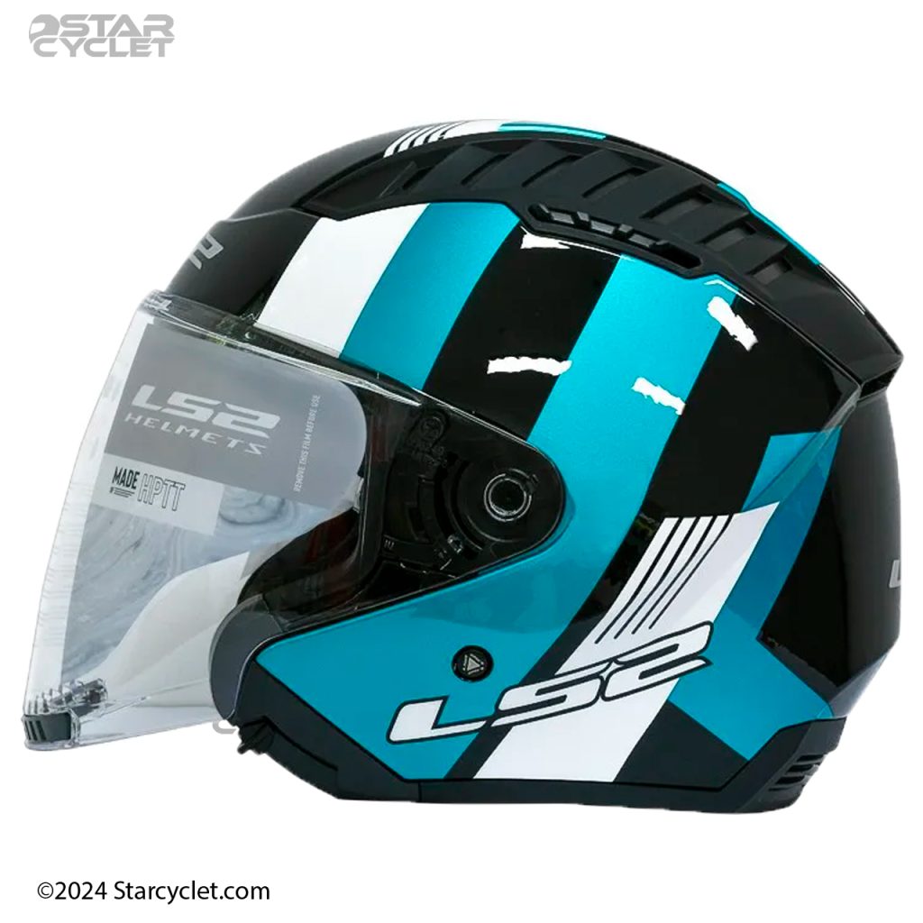 کلاه کاسکت بدون فک LS2 مدل COPTER-LIGHTBLUE