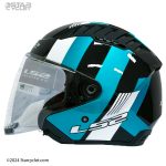 کلاه کاسکت بدون فک LS2 مدل COPTER-LIGHTBLUE