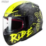 کلاه کاسکت فک ثابت ال اس 2 مدل RAPID-RIDE-GRN