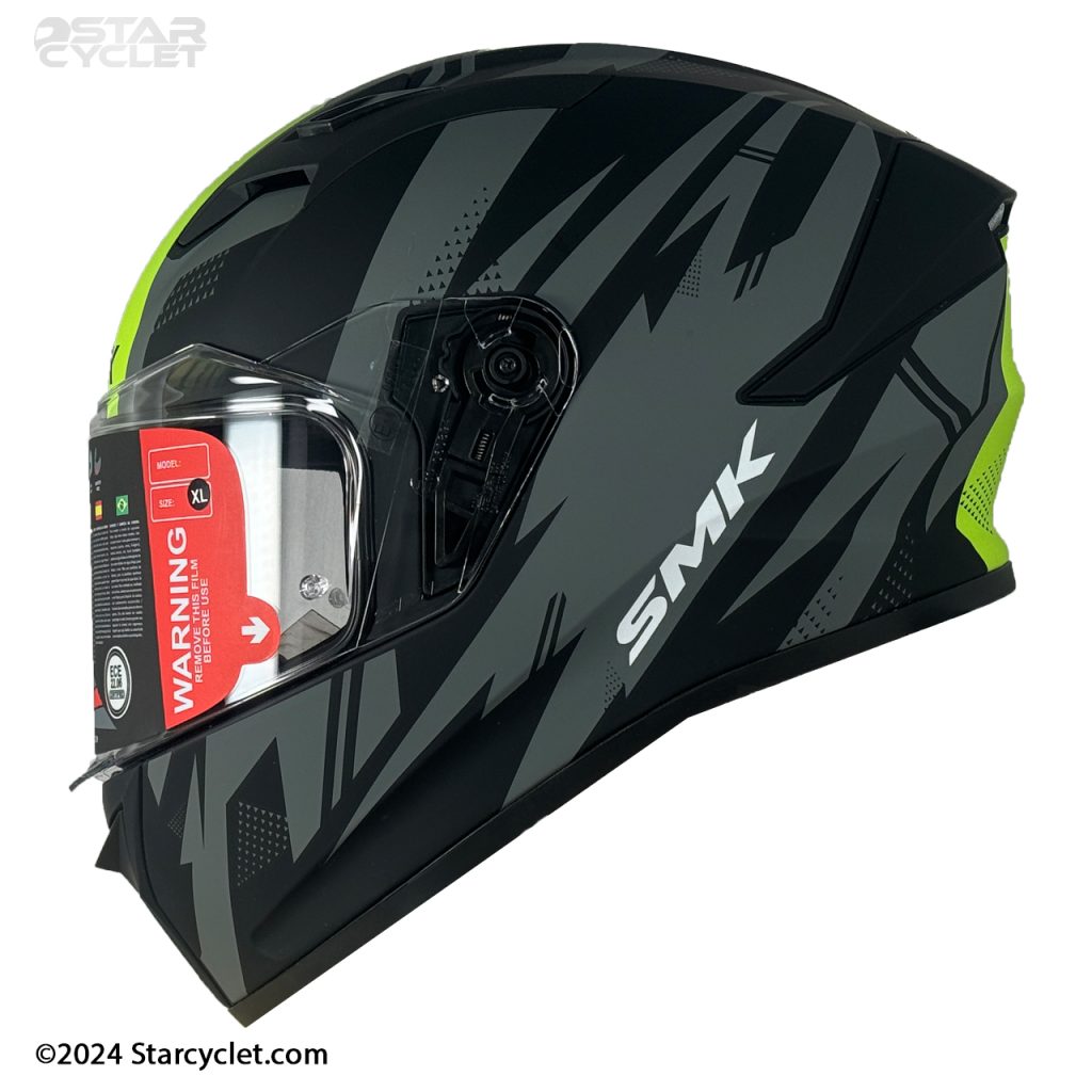 کلاه کاسکت فک ثابت SMK استلار مدل TREK (MA264)