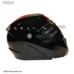 کلاه کاسکت فک متحرک EK مدل BLK RED