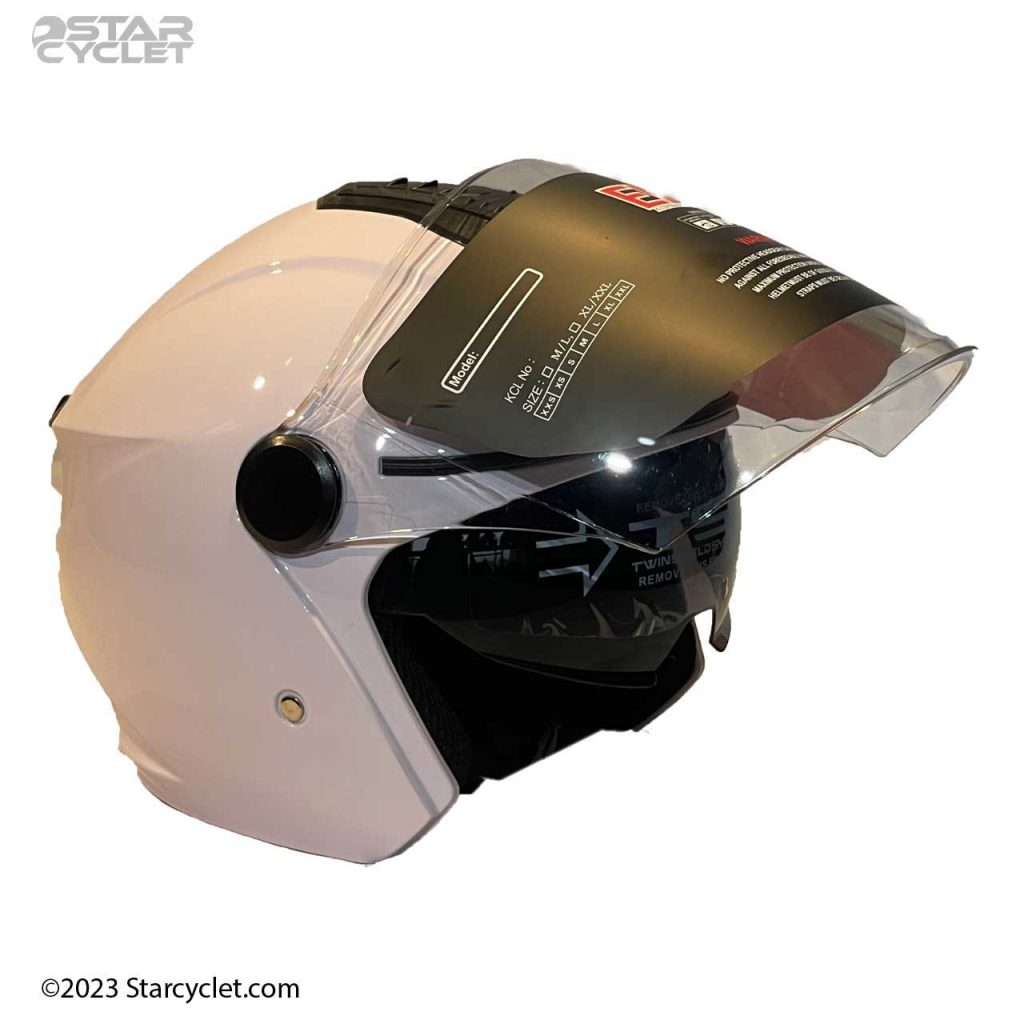 کلاه کاسکت EK مدل White 202