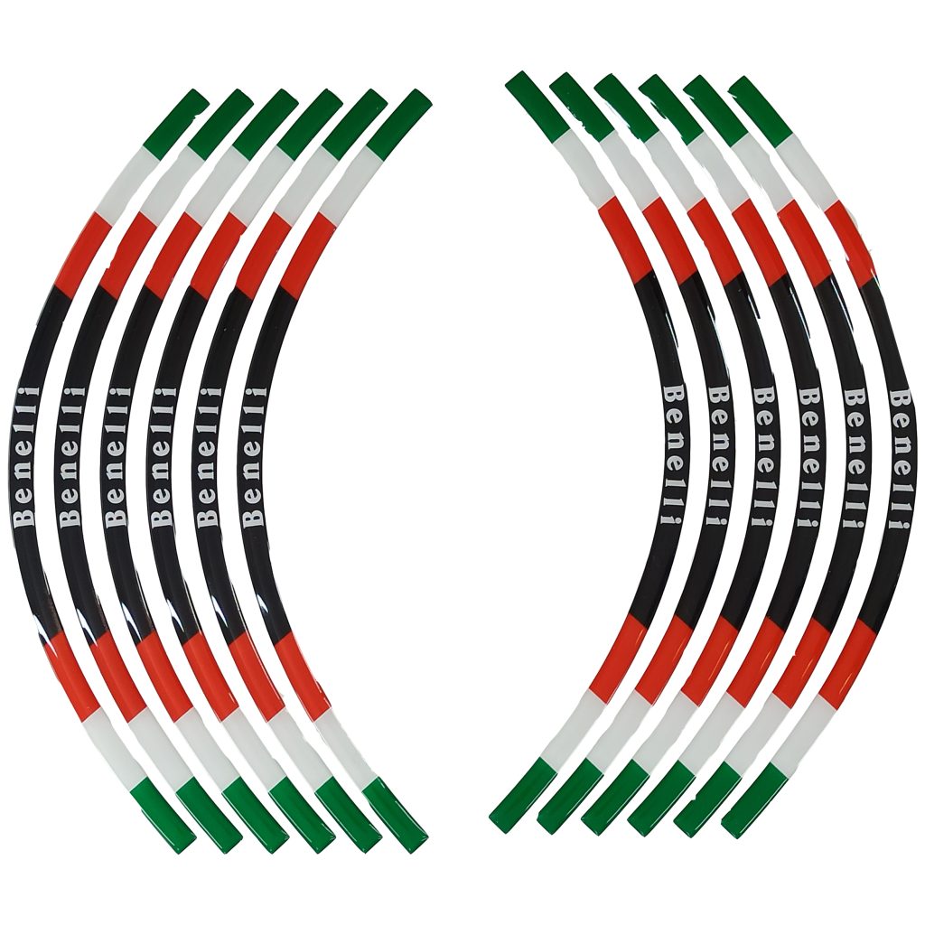 دور رینگی موتور سیکلت بنلی طرح پرچم ایتالیا