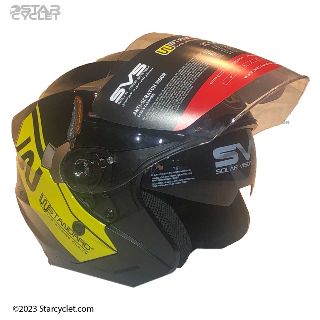 کلاه کاسکت دبلیو استاندارد مدل WM YELLO-BLK