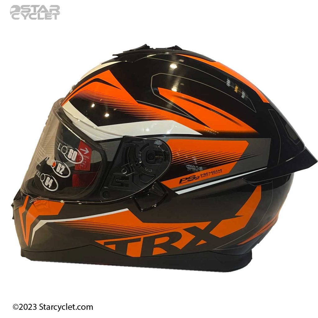 کلاه کاسکت فک ثابت راپیدو مدل 967 bl-og