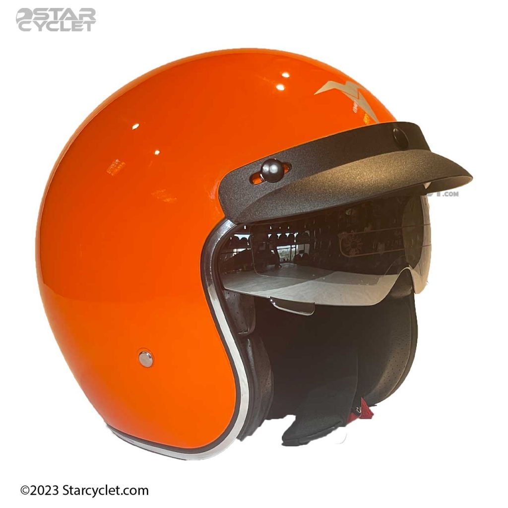 کلاه کاسکت وسپایی تکنو مدل ORANGE