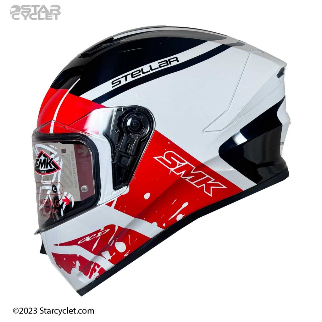 کلاه کاسکت فک ثابت SMK استلار مدل SQUAD (GL132)