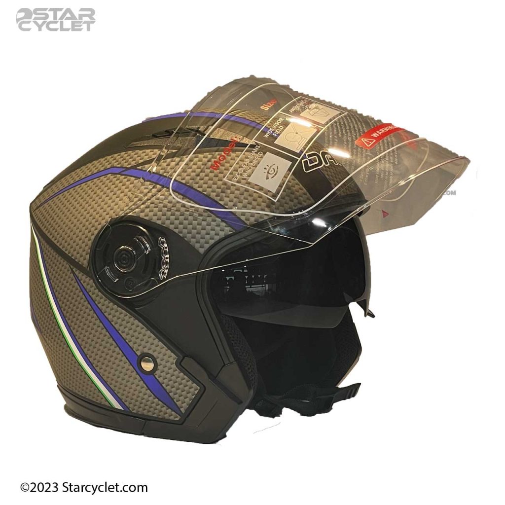 کلاه کاسکت DA1 مدل 402 SILVER BLU