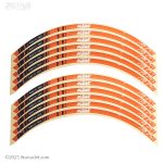 نوار دور رینگ ژله ای KTM مدل ORANGE