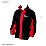 ست لباس بارونی موتور سواری STUDDS مدل BLK-RED