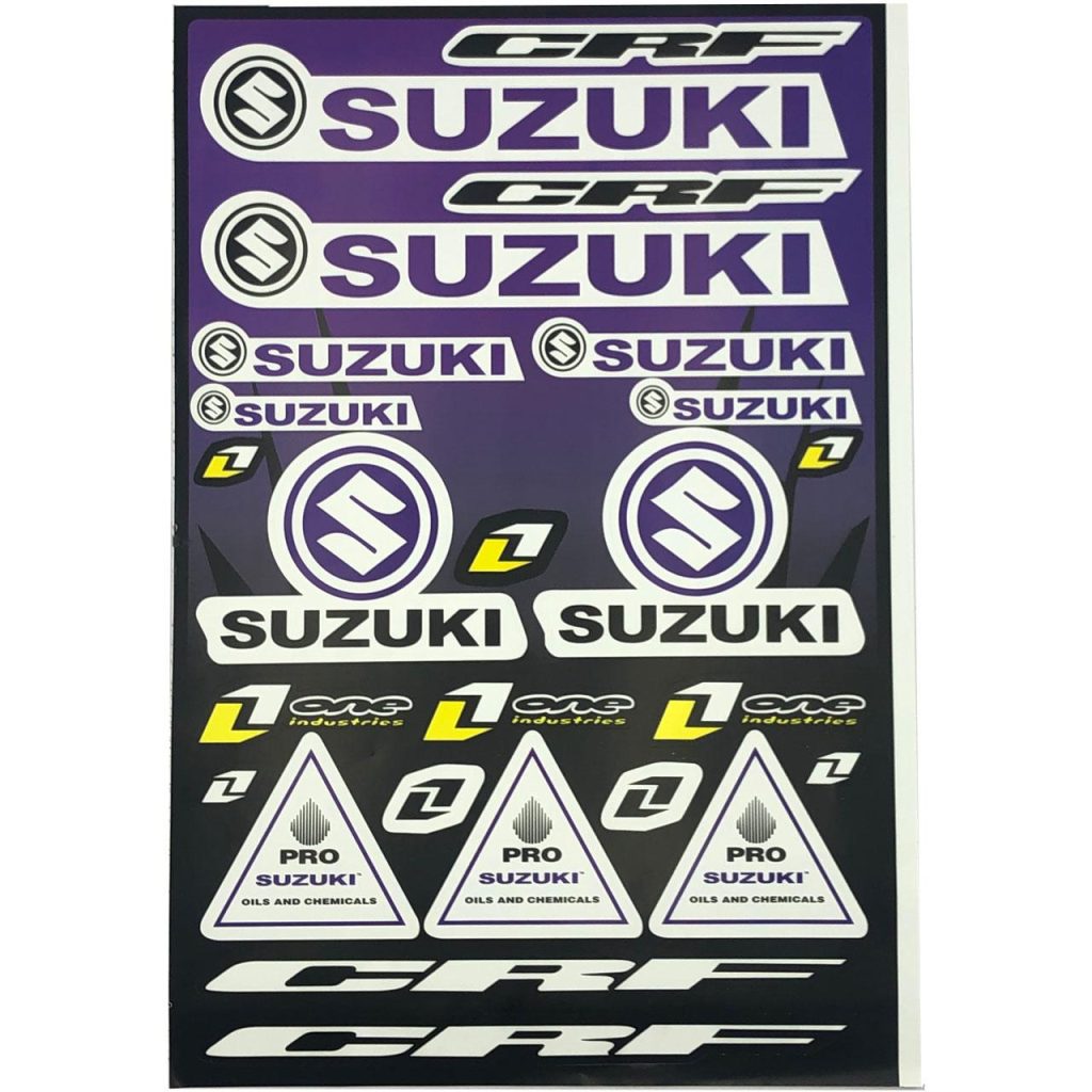 برچسب بدنه موتور سیکلت مدل PSUZUKI04