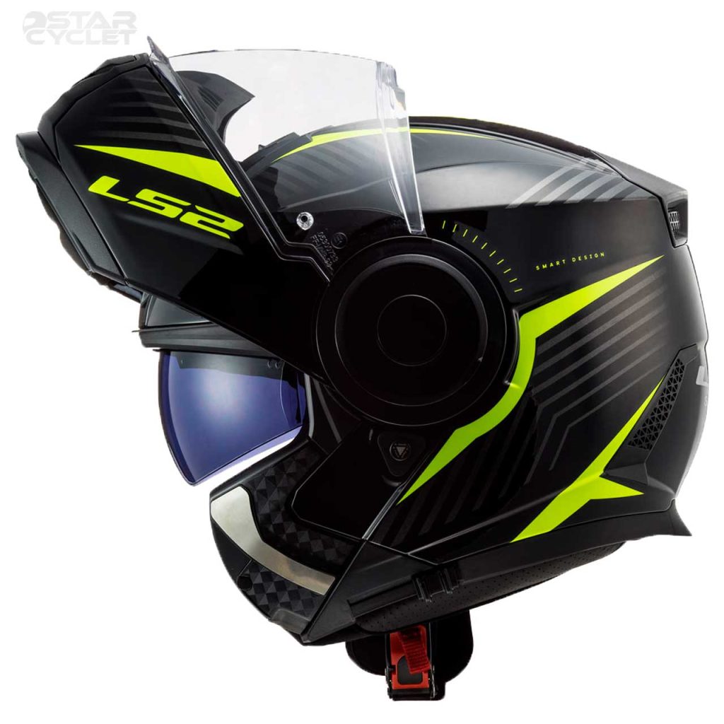 کلاه کاسکت فک متحرک ال اس تو مدل SCP-GREEN