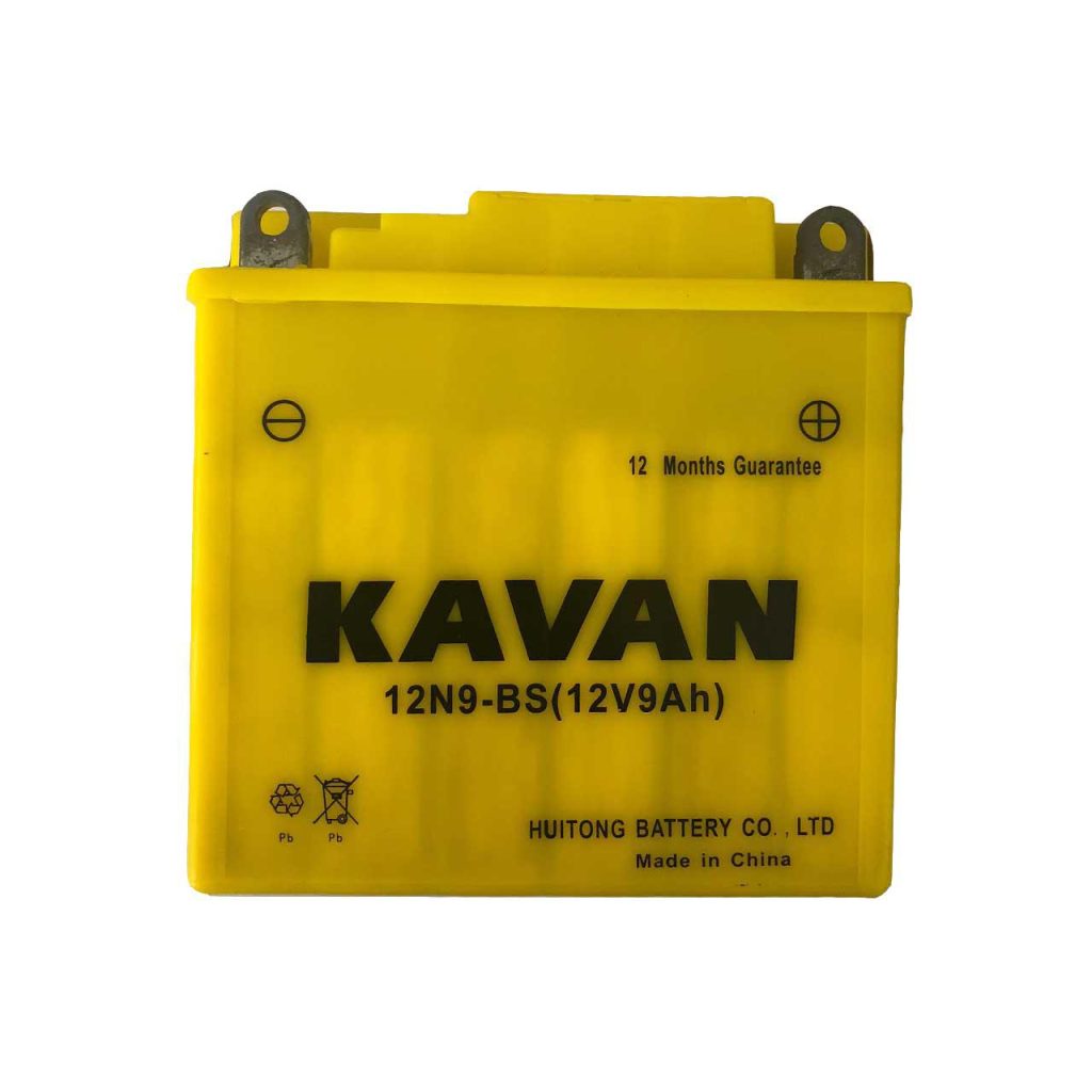 باتری موتور سیکلت کاوان مدل 12V9Ah بلند
