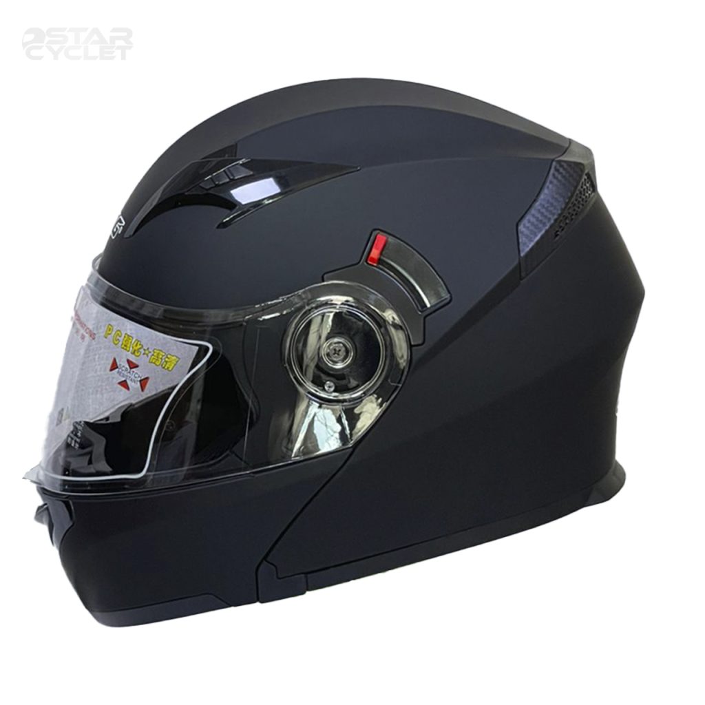 خرید کلاه کاسکت فک متحرک DFG مدل BLACK-MAT