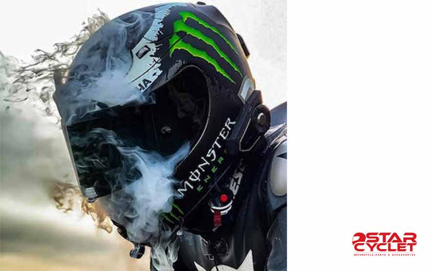 HJC RPHA Monster Energy Motorcycle Helmet