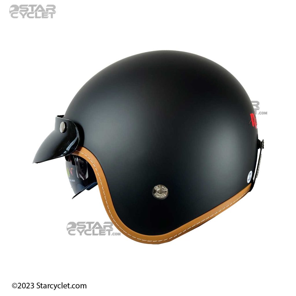 کلاه کاسکت وسپایی RED LINE مدل 936-2 MATT-BLACK