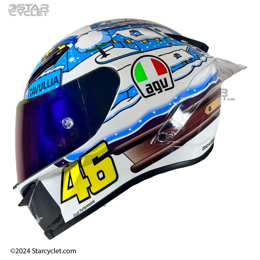 کلاه کاسکت فک ثابت طرح AGV مدل SNOWY