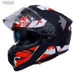کلاه کاسکت فک ثابت راپیدو مدل 101 BLK-RED