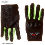 دستکش موتور سواری STUDDS مدل BLK-GREEN