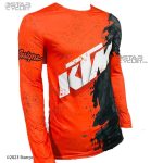 لباس موتور سواری KTM مدل orange-blk