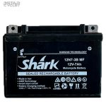 باتری موتورسیکلت شارک مدل 12V 7A مناسب هوندا استارتی و CGL