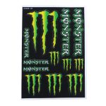 برچسب بدنه موتور سیکلت مدل GMONSTER