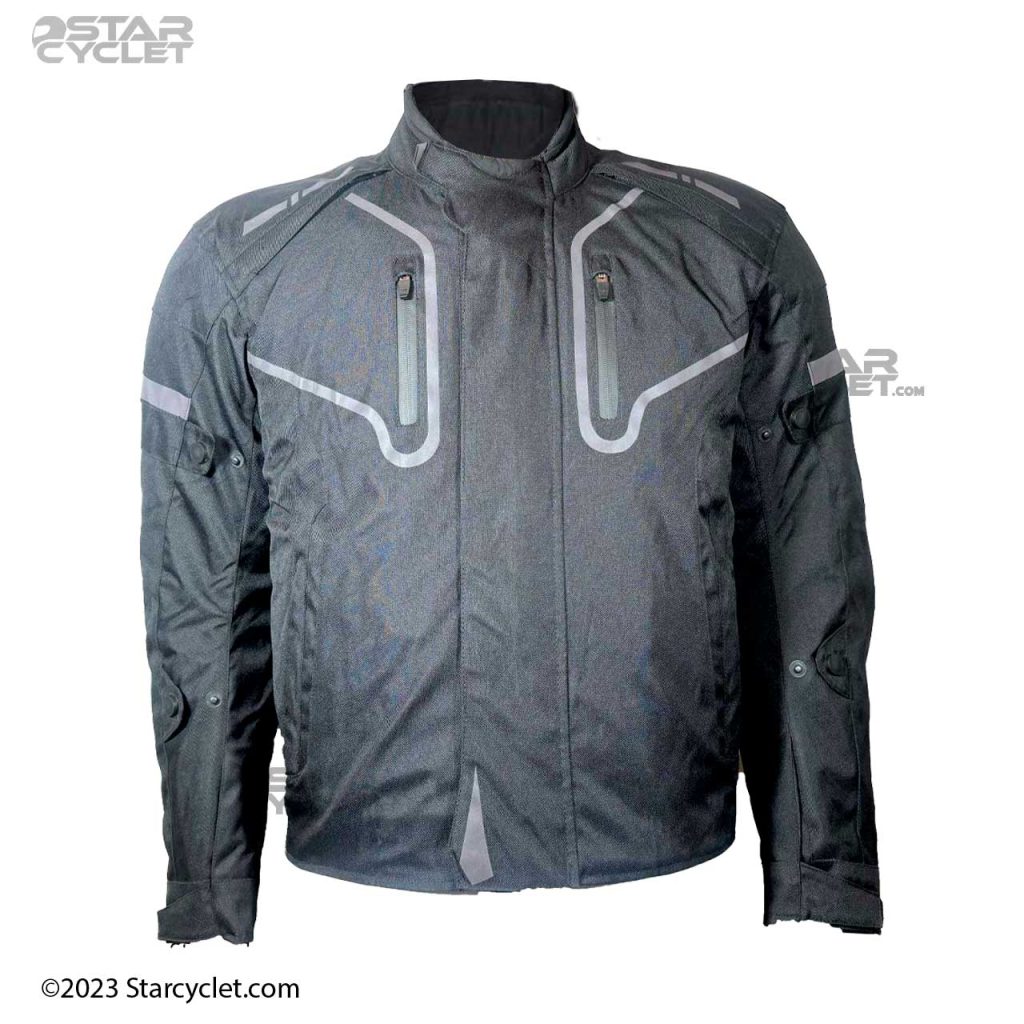 کاپشن بزنتی ضربه گیر دار مدل NA GREY
