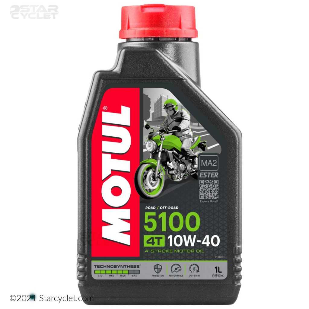 روغن موتور سیکلت موتول 5100 مدل 10W40