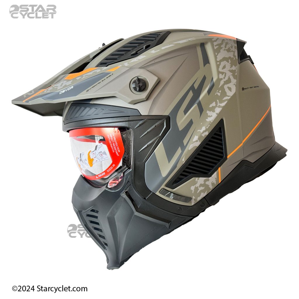 کلاه کاسکت فک جدا LS2 مدل DRIFTER-SAND