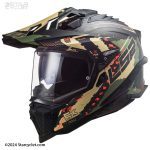 خرید کلاه کاسکت ادونچری LS2 مدل EXPLORER-CARBON-CREAM-GREEN-RED
