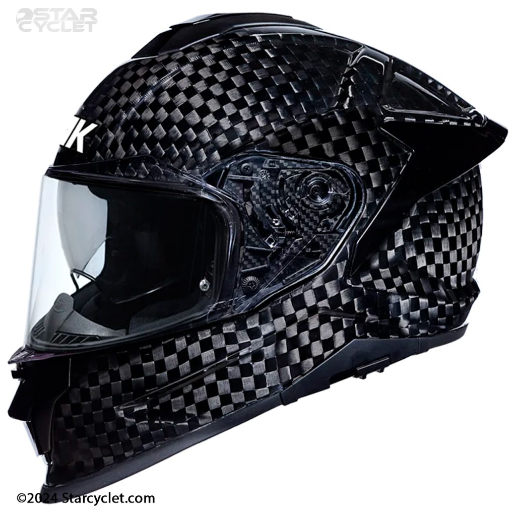 کلاه کاسکت SMK مدل (TITAN CARBON-UNICOLOUR (GLCA200