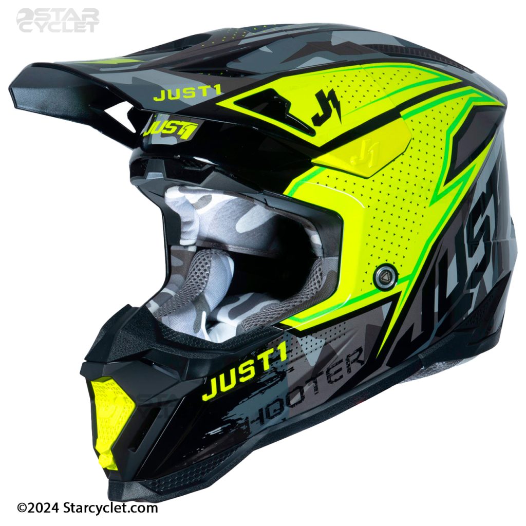 کلاه کاسکت JUST ONE مدل J40-YELLOW
