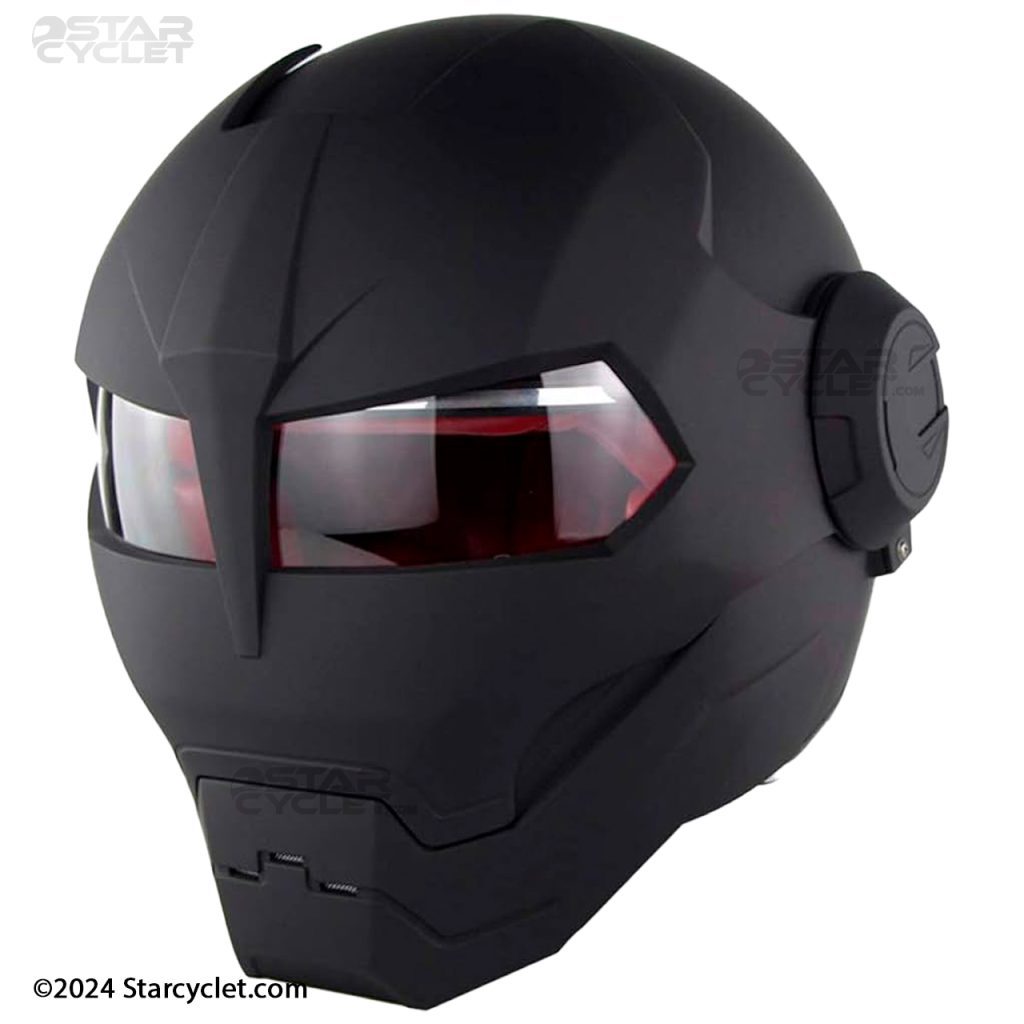 خرید کلاه کاسکت SOMAN مدل SM515 MAT-BLACK