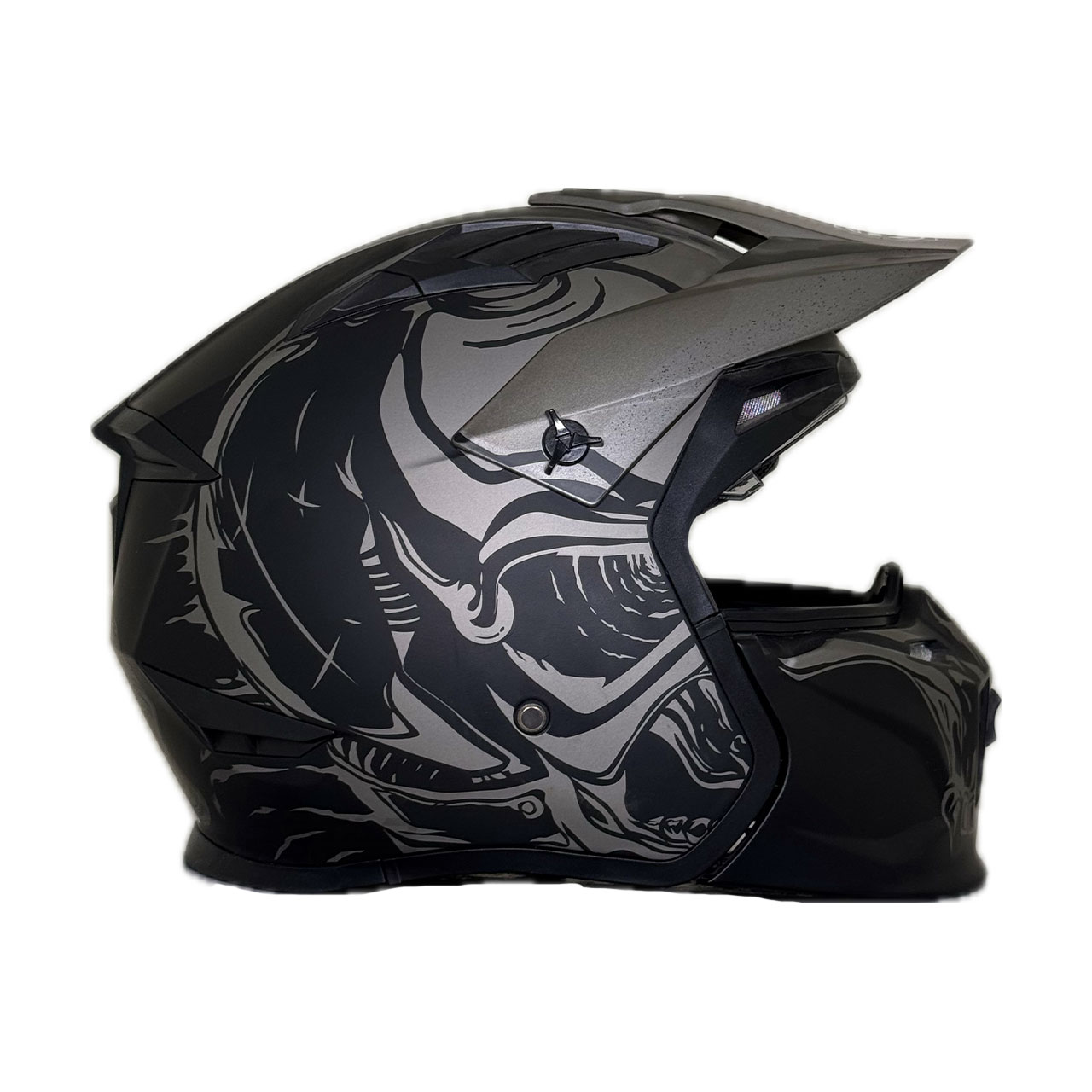 خرید کلاه کاسکت فک جدا ORZ مدل BL-GRY