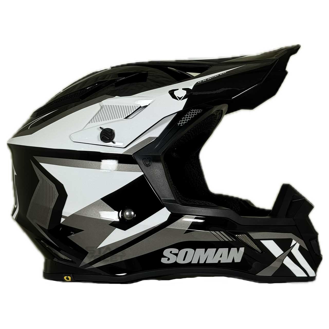 بررسی کلاه کاسکت کراسی SOMAN مدل M11-BKWT