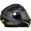 خرید کلاه کاسکت تکنو مدل T144 BLK-GRY